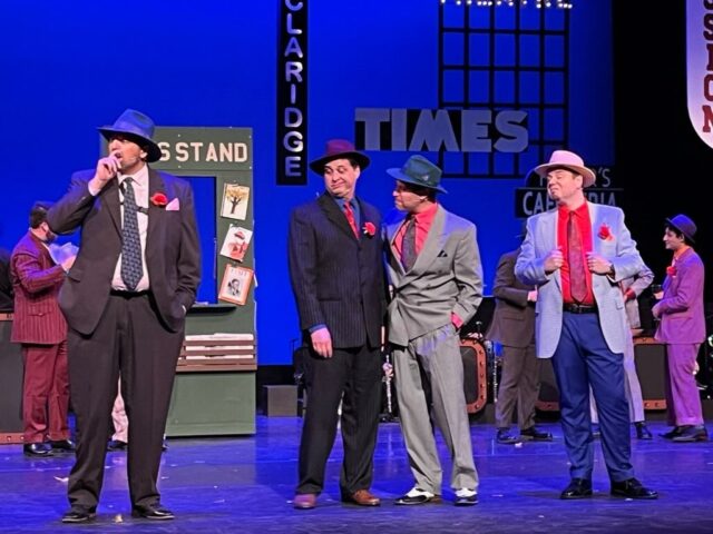 Production shot of Nicely Theatre Group's Guys and Dolls (Nicely Theatre Group).