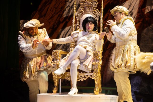 Timmy Lewis as Lord Farquaad with Demetrio Alomar & Riley Johnston as Dulocians (Photo Credit cyorkphoto) (1)