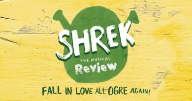 Shrek the Musical Review Banner