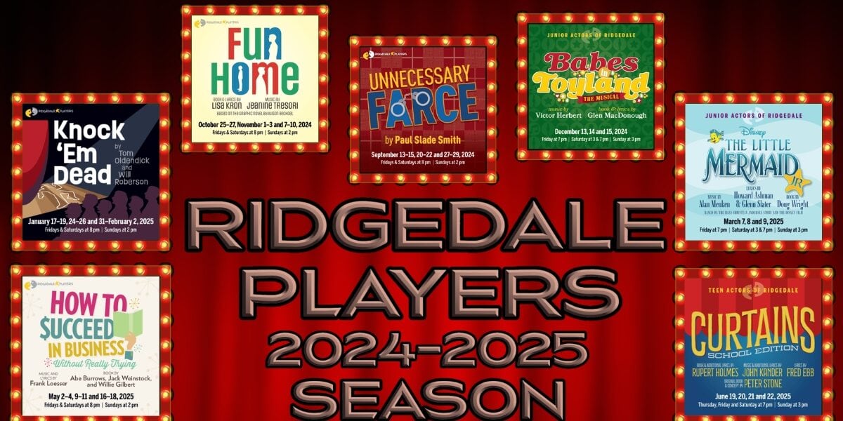 Ridgedale Players 2024-2025 Season Banner