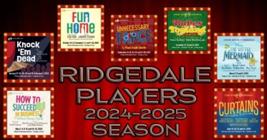 Ridgedale Players 2024-2025 Season Banner