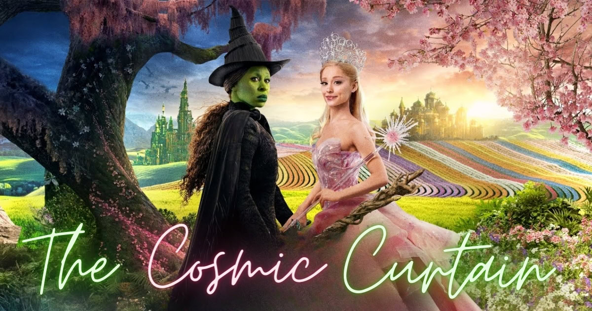 Wicked Part 1 Cosmic Curtain Banner